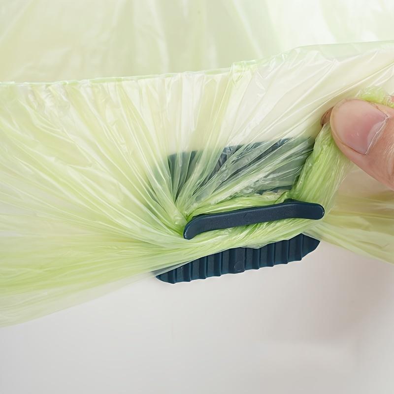 4pcs Household Trash Bag Clips, Non-Slip Holders For Garbage Bags, Anti-Falling Garbage Bag Fixing Clips, Non-Dirty Hand Sticker Clips