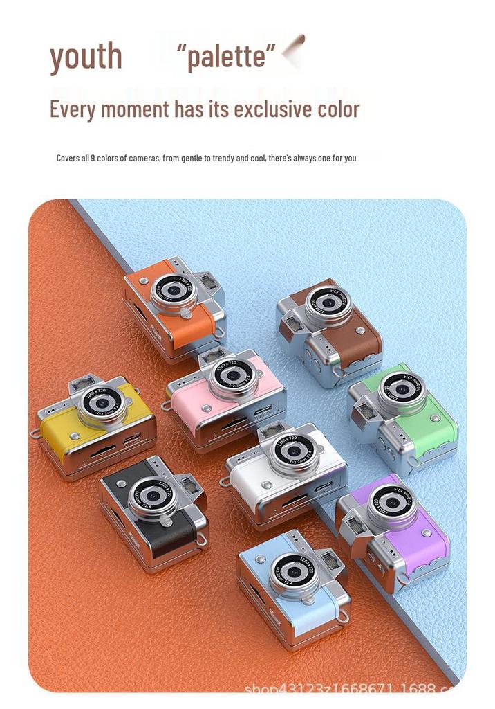 Mini Retro HD Daumen-Flip-Kamera für Schüler und Partys