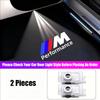 For BMW X6 LED Car Door Logo Welcome Lights Auto Laser Projector Lamp For BMW M E46 E90 E60 F30 F10 E39 E36 F20 G30 G20 E87 E30 F31 Sticker