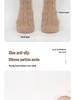 Unisex Non-slip Mid-calf Floor Socks: Thick Plus Velvet, Warm for Autumn/Winter