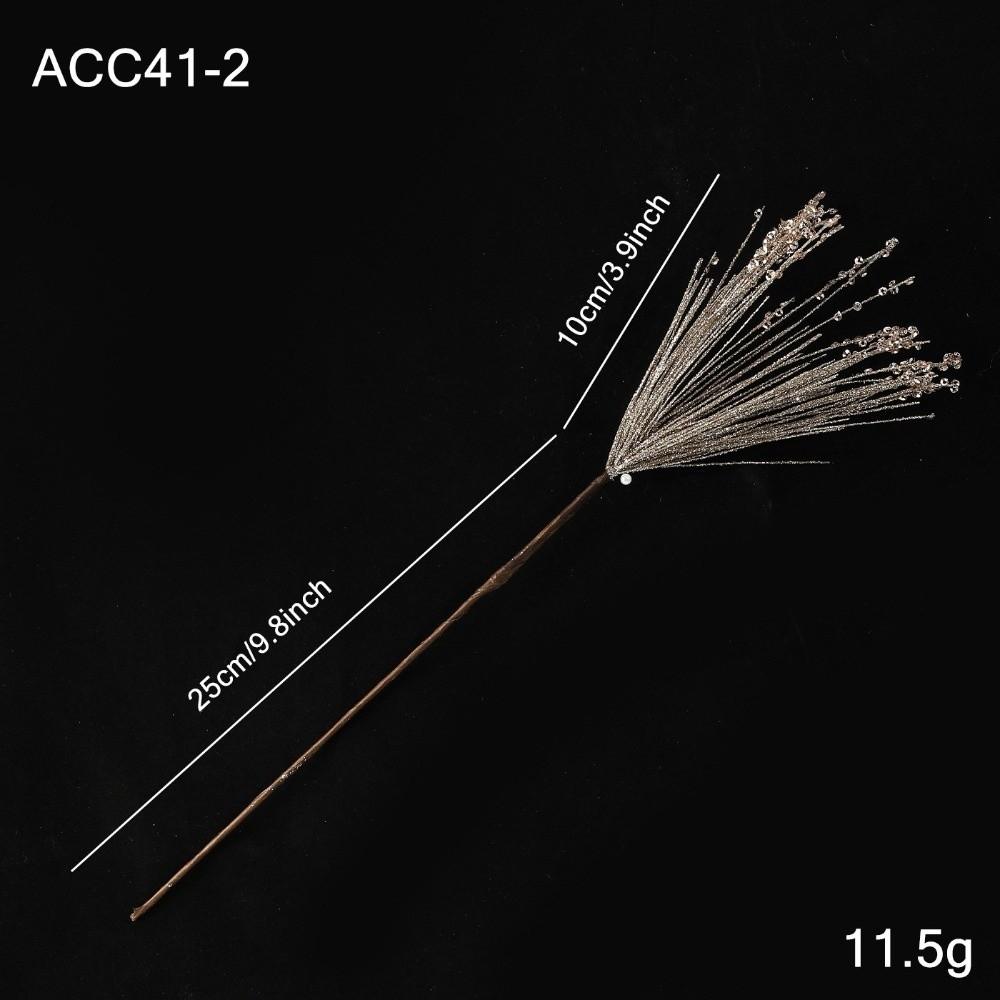 2pcs Floral Arrangements Artificial Flower Branches DIY Festive Floral Stems Tree Ornament