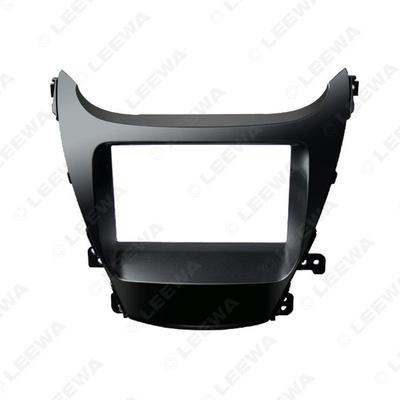 Double DIN Radio Faceplate for 2014 Hyundai Elantra - Left Titanium Panel