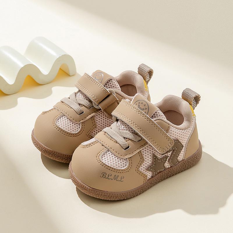 2026 Spring Infant Breathable Mesh Baby Walker Shoes for Girls and Boys - Soft Sole Training Shoes 14.3cm - fit 13.8cm