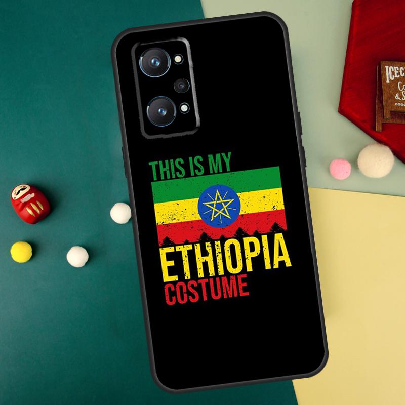 Ethiopia Flag For Realme C75 C61 C67 C63 C71 C55 C51 C65 C53 GT6 GT7 15 Pro 10 11 12 13 14 Pro Plus Case