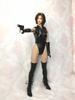 Scale Costume Scale Figure Clothes Female Sexy Leather Special Attack Force Suit Not 1/6 1/6 Suit, (Body, Head, Shoes, Etc. Included)