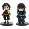 Q Posket Figure Wholesale Demon Slayer Mini Figurine 9Pcs/Sets Kimetsu No Yaiba Small PVC Dolls Desktop Decoration