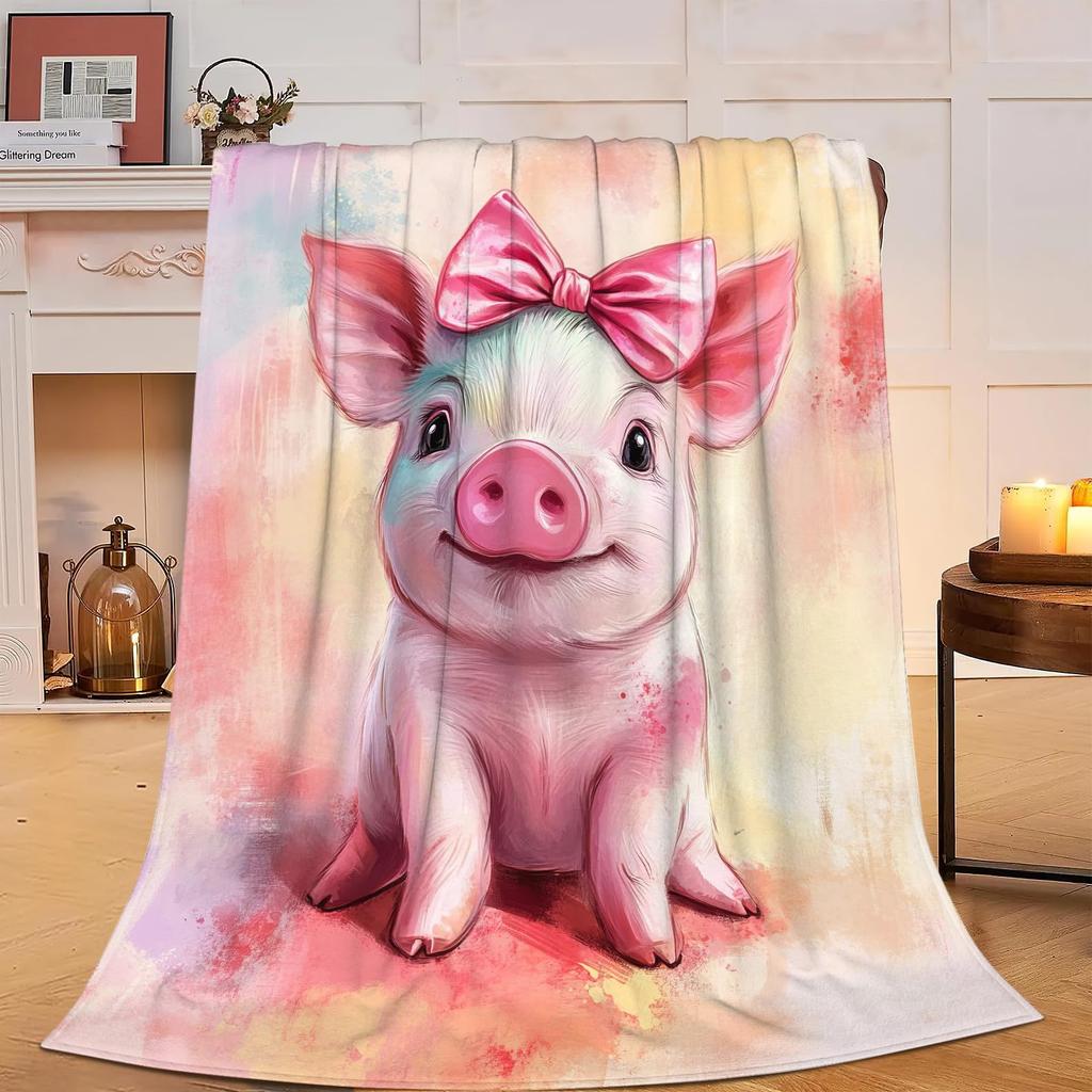 Dreamy animal patterns digitalprinted polyester Bedroom velvet flannel soft sofa cover blanket Fleece cover blankets for beds