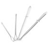 20Pcs Easy Quick Insert Drawstring Threader Metal Clip Sewing Tweezer Tool  For Hoodies