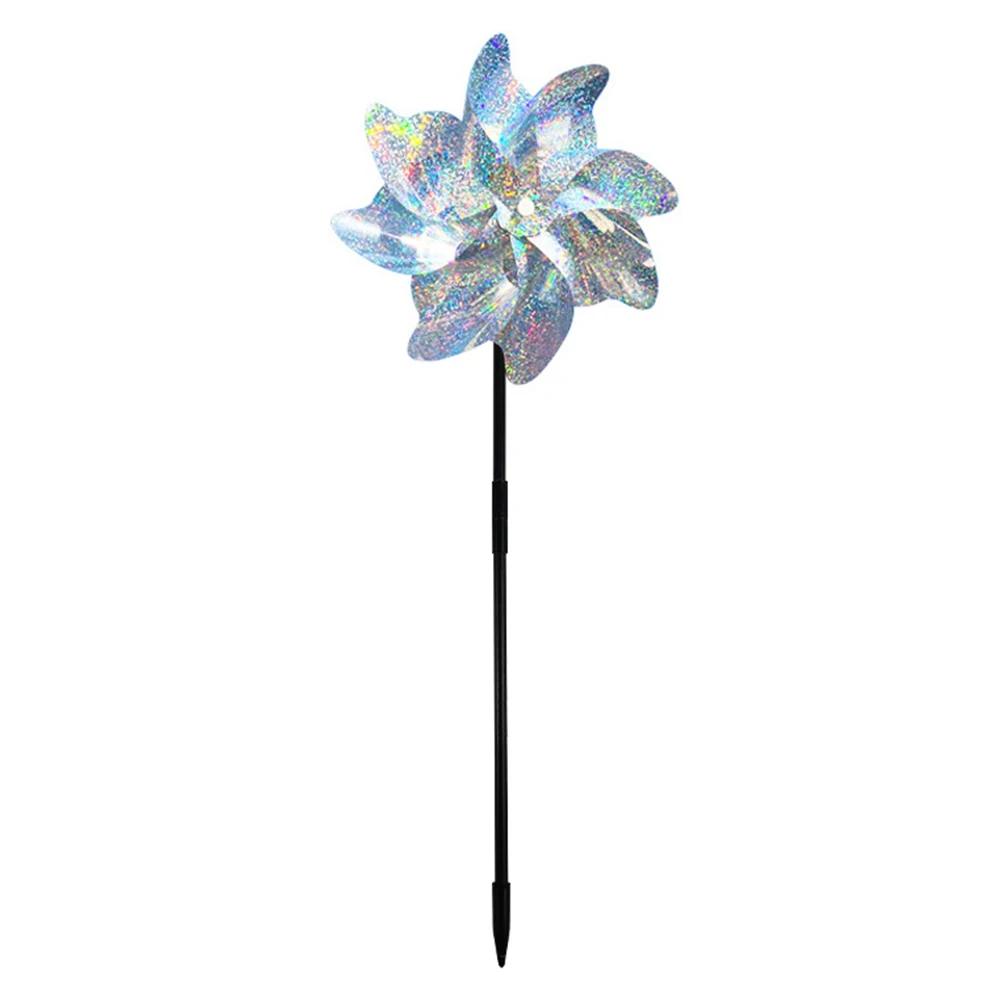 Weather Vane Wind Direction Indicator 3D Metal Airplane Windmill Weatherproof Ornaments for Garden Creative Airplane Weathervane