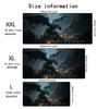 Blood Moon Dragon Mouse Pad Large Computer Office Game Table Mats Rubber Antislip Gaming Keyboard Mousepad Long Desk Pads 40x90