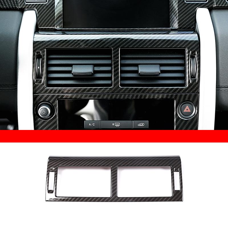 Car Interior Carbon Fiber Style Modified Stickers For Land Rover Discovery Sport 2015-2019 Auto Gear Shift Panel Cover Accessory