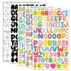 15 Sheets Colorful Letter Stickers, Self-Adhesive vinyl Alphabet Number Sticker For Mailbox,Sign Door, Business, Address Number