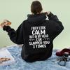 Womens Fashion Beautiful White Letters Print Loose Hoodie Tops Blouse Sweatshirt Casual Long Sleeve Pullover Tops