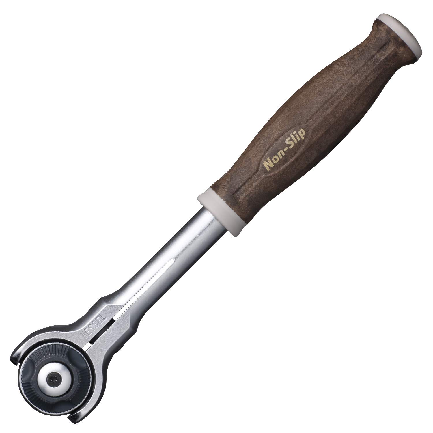 

Vessel Wood Compo Swivel Ratchet Handle HRH3SW No.HRH3