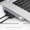 Aluminium 4-Port Mehrfach-USB-Splitter USB 90-Grad-Stecker Platzsparendes Verlängerungskabel für Laptop PC Konsolen