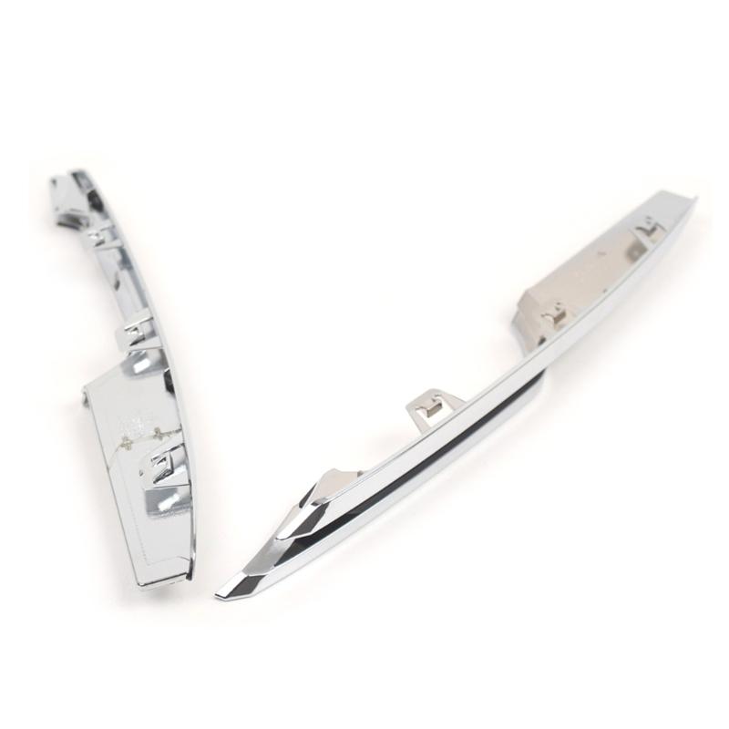 Polished Chrome Lens Protector Luxury Lines Headlight Cover with Chrome Finish Vehicle Accessories for Car 3 Models