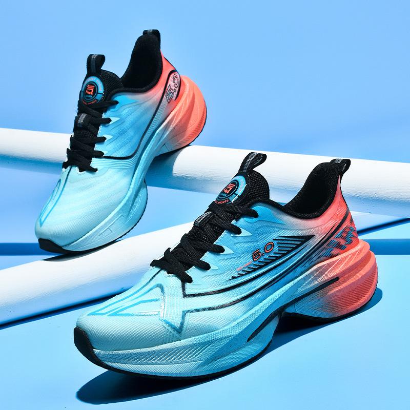 New teen school middle school student running shoes casual sports shoes mesh breathable lightweight non-slip soft sole men