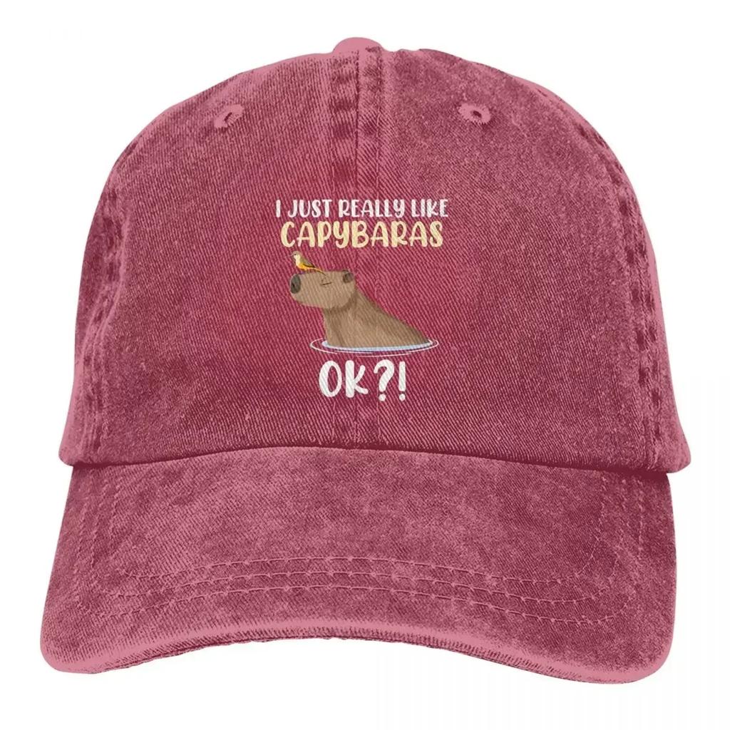 Summer Cap Sun Visor New Products Hip Hop Caps Capybara Cowboy Hat Peaked Hats