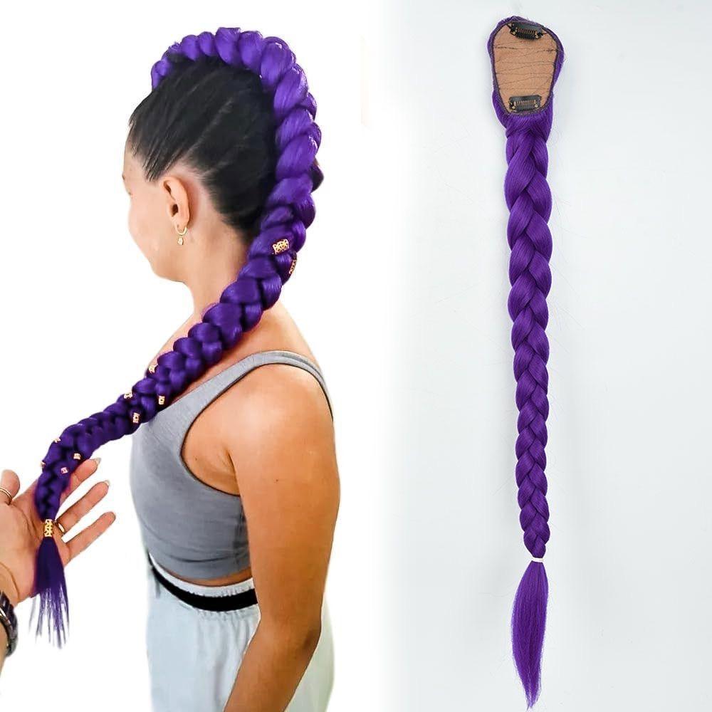 Kpop Hunters Rumi Cosplay Wig Braid Halloween Party  Accessory  Costumes Props Carnival Fancy Dress Up