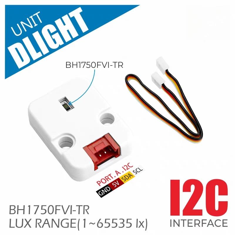 Official M5Stack DLight Digital Ambient Light Detection Sensor BH1750FVI Illuminance Sensor 1pcs