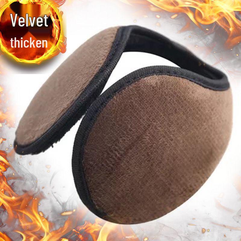 Unisex Fleece-Lined Winter Ear Muffs for Adults - Warm Ear Protection and Covers
