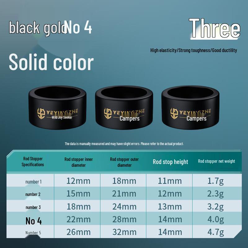 

Luminous Silicone Fishing Rod Stop Rings
