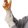 NEWBERRY KNITTING Deerskin Wool Gloves - Oatmeal