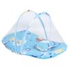 Portable Folding Cute Cartoon Pattern Baby Mosquito Net with Sleeping Pad Pillow