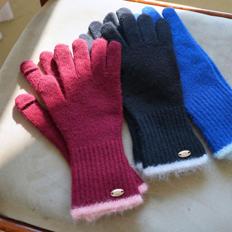 

Перчатки с цветными вставками on&on NEX4WXB18 WINE_FREE