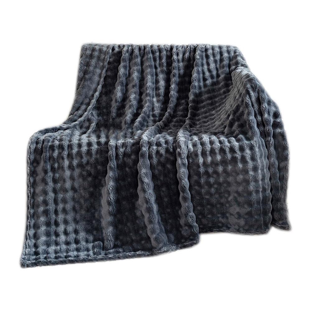 70x100cm Monolayer Coral Fleece Blanket Warm Thickened Sofa Throw Gifts Flannel Blanket
