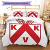 KV Kortrijk Bedding Quilt Set Quilt Cover Pillowcase Home Decoration Birthday Gift (1 * duvet cover + 2 * pillowcase, without core)