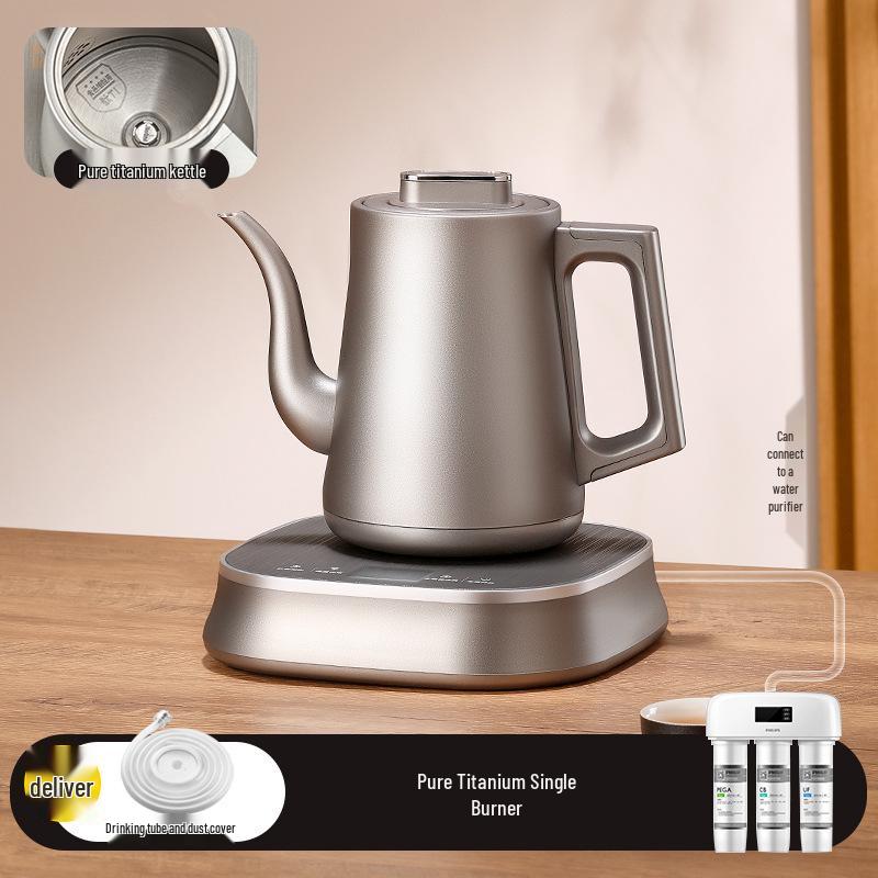 

Pure Titanium Automatic Bottom-Fill Electric Tea Brewing Kettle