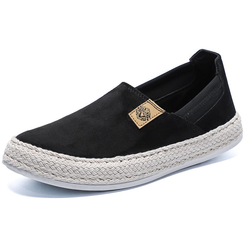 Summer Breathable Casual Shoes Lazy Gouging Shoes Linen Soft-soled Fisherman Shoes