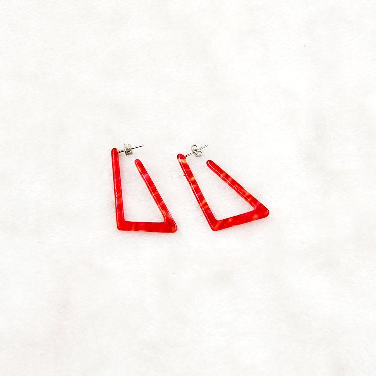 Handmade Geometric Acrylic Dangle Earrings for Women