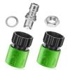 Riding Lawn Mower Cleaning Set Accessories High Efficiency Deck Wash Adapter Set Metal Texture for Easy Maintenance