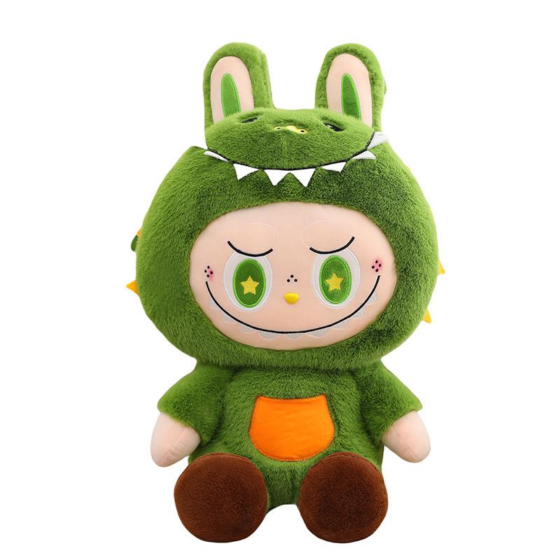 

Creative Dinosaur Plush Toy: Transforming Stuffed Dinosaur Blind Box from Video Game 40cm зелений