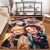 Anime Style Carpet with Characters and Vibrant Colors for Home Decor Suitable for use as an anti-slip for living room bedroom sofas