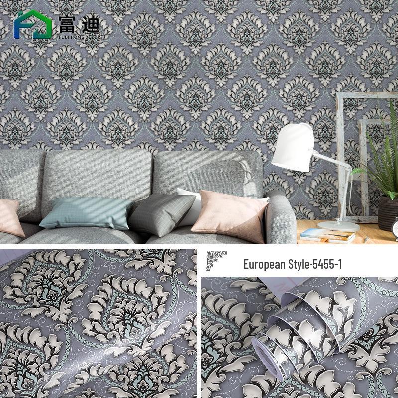 

Товщі ПВХ Самоклеючі Водонепроникні Шпалери: Європейський пасторальний дизайн для спалень, гуртожитків та фонів для прямих трансляцій 0.45×10m