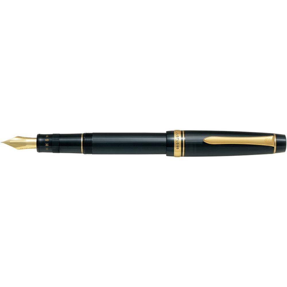 

Перьевая ручка Pilot Justus 95 Stripe Black Medium Fine (FM) FJ-3MR-SB-FM