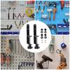 Stylish Pegboard Hook Accessory Holder Compact Storage Shelf Desktop Pen Container