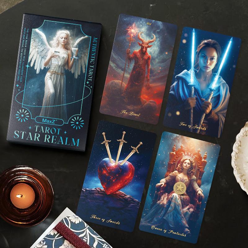 New Rider Waite Beginner Tarot Oracles Deck 78 Original Genuine Professional Star Realm Tarot Cards Spanish Russian Women Gift