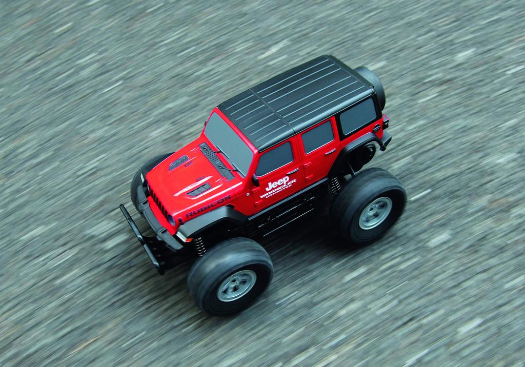 JOEZEN DIRTMAX Scale Radio Control Jeep Wrangler Rubicon 1/18 JRVT082-RD