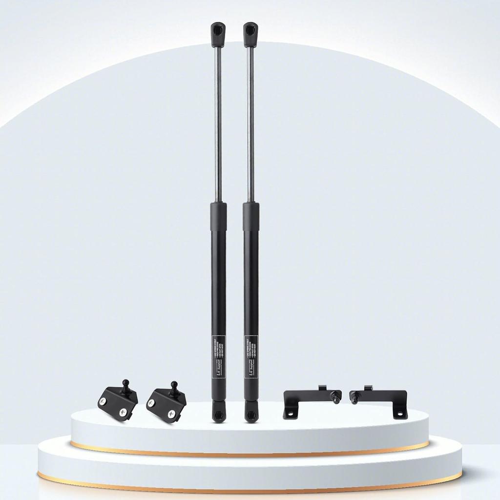 Hood Struts For 2018-2025 Jeep Wrangler JL, Compatible With     2024 Gladiator JT, Hood Lift Supports Kit, Replaces # 21-20003-02, 68398991AA, Easy