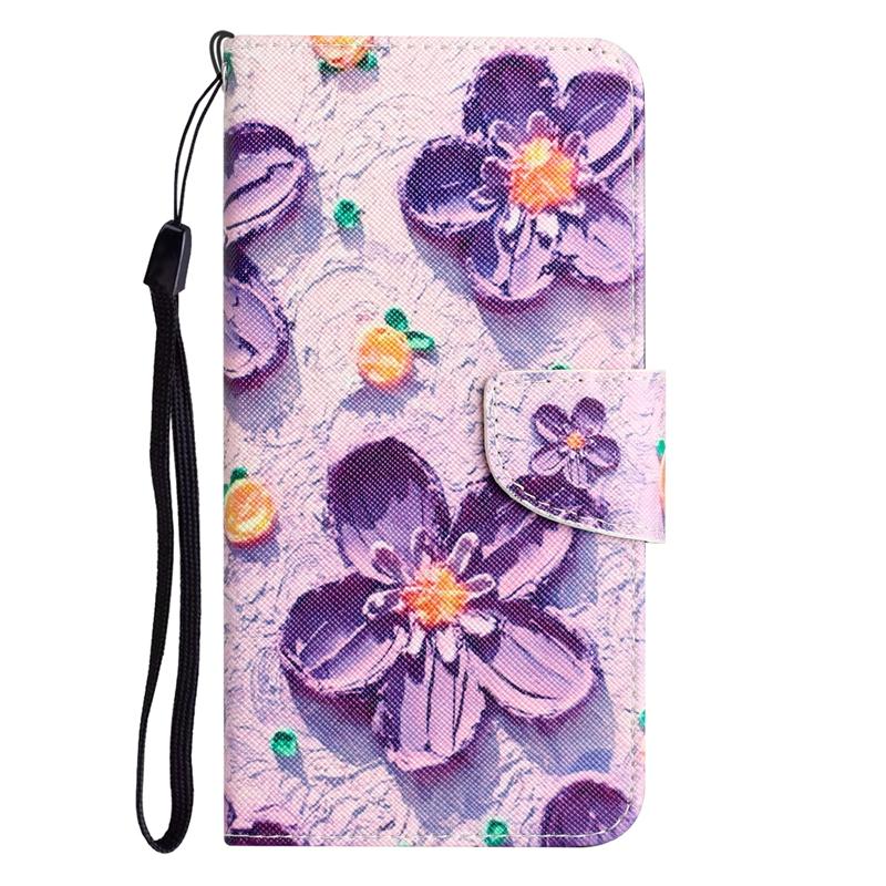 Custodia a libro con stampa in pelle per telefono flip Samsung Galaxy A53 A13 A33 A73 A52 A12 A22 A32 A42 A72 A52S 5G Custodia Portafoglio Copertina a Libro Coque