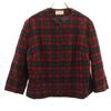 PENDLETON 50s 100% Wool Vintage Check Pattern 7 Minutes Sleeve No Color Jacket Women Used