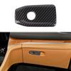 Carbon Fiber Co-pilot Storage Box Handle Cover Trim for Jeep Grand Cherokee 21+