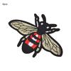 6Pcs Cute Bee Shape Embroidery Patches Sewing Decoration Patch DIY Clothes Applique