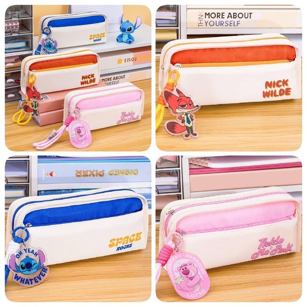 New Disney Large Capacity Cute And Stylish Student Pencil Case Perfect For Kids Stationery Bag