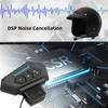 Kebidumei Bt-12 Motorcycle Helmet Bluetooth Headset Intercom Moto Bike Motorbike Wireless Earphone with Microphone