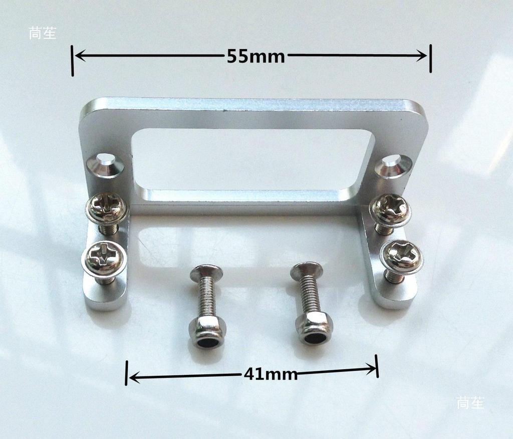 Aluminum Alloy Servo Mount for Model Aircraft and Ship (Compatible with S3003, MG995)